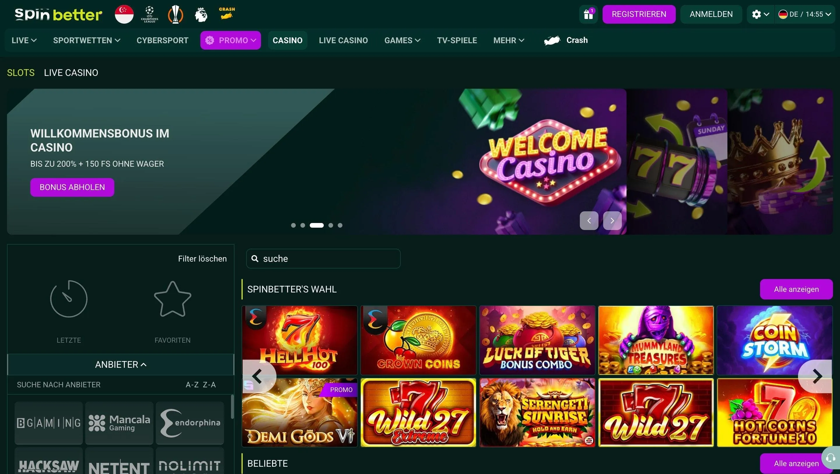 Spinbetter Online Casino